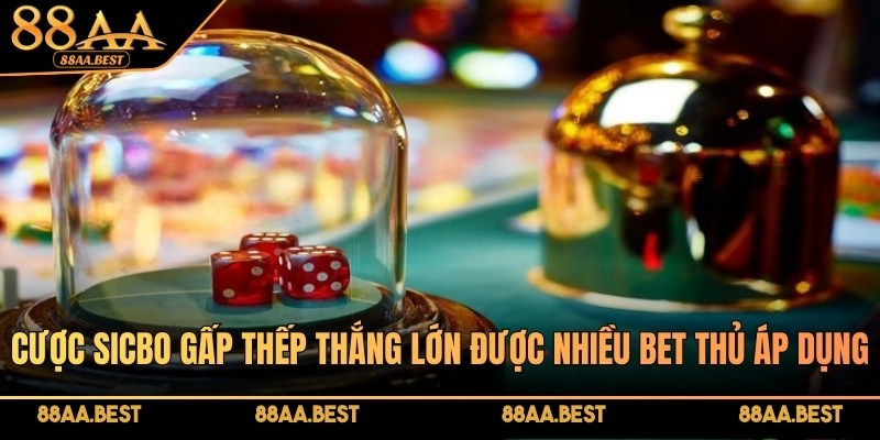 Cược Sicbo gấp thếp thắng lớn được nhiều bet thủ áp dụng